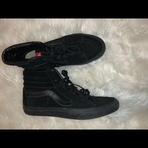 Men black suede Vans